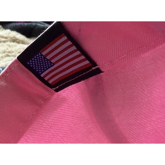 Trump Keep America Great! 2020 45th President Signature Pink Cotton Hat Cap - Picture 6 of 7